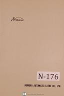 Nomura-Nomura Pneumatic Chucking Lathe Machine Instruction & Parts List Manual (1964)-Pneumatic-01